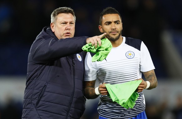 Britain Football Soccer - Leicester City v Liverpool - Premier League - King Power Stadium - 27/2/17 Leicester City caretaker manager Craig Shakespeare with Danny Simpson before the match Action Image ...
