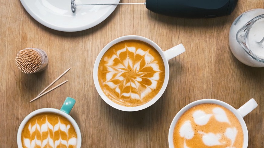 So muss der perfekte Milchschaum aussehen.