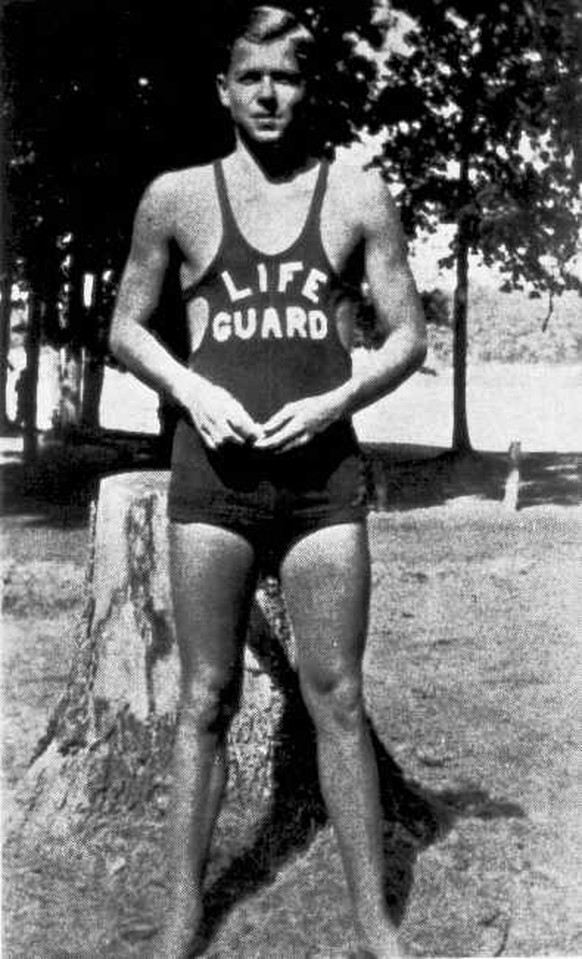 Ronald Reagan als Lifeguard