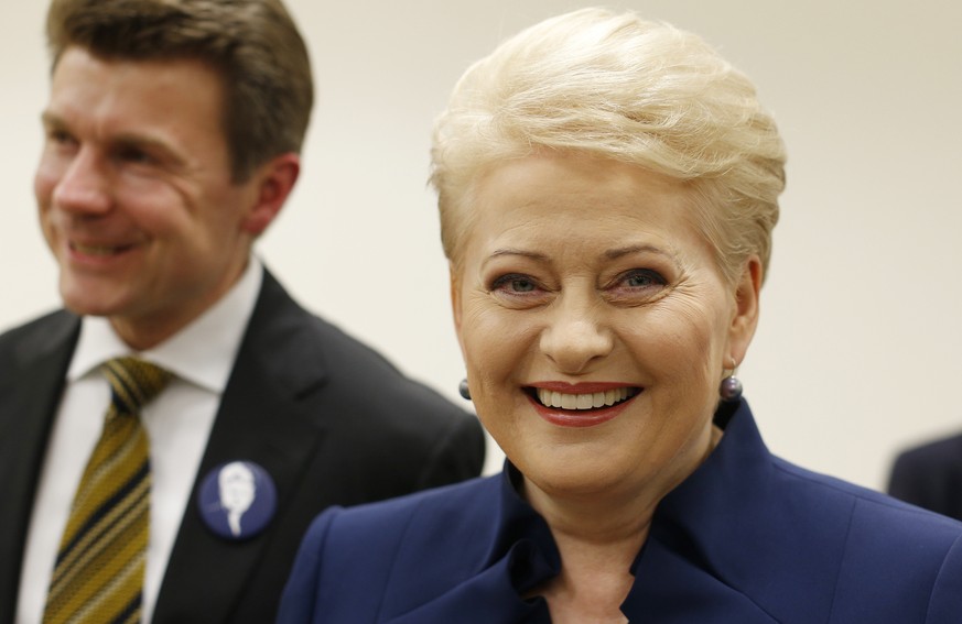 Muss noch einmal ran in der Stichwahl: Dalia Grybauskaite in der litauischen Hauptstadt Vilnius.