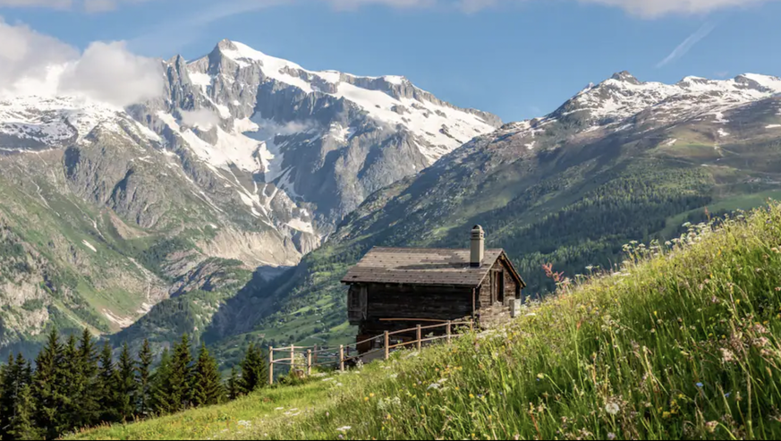 Rauszeit abgelegene Unterkünfte von AirBnB in der Schweiz ruhige Ferienwohnung Ernen VS