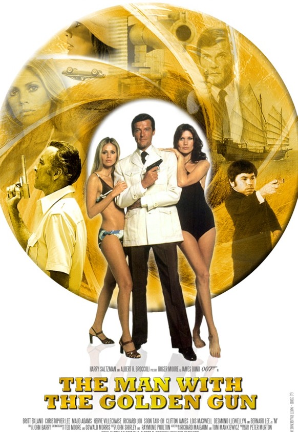 the man with the golden gun james bond 007 roger moore christopher lee britt eklund maud adams http://www.the007dossier.com/007dossier/page/The-Man-With-The-Golden-Gun-Movie-Posters