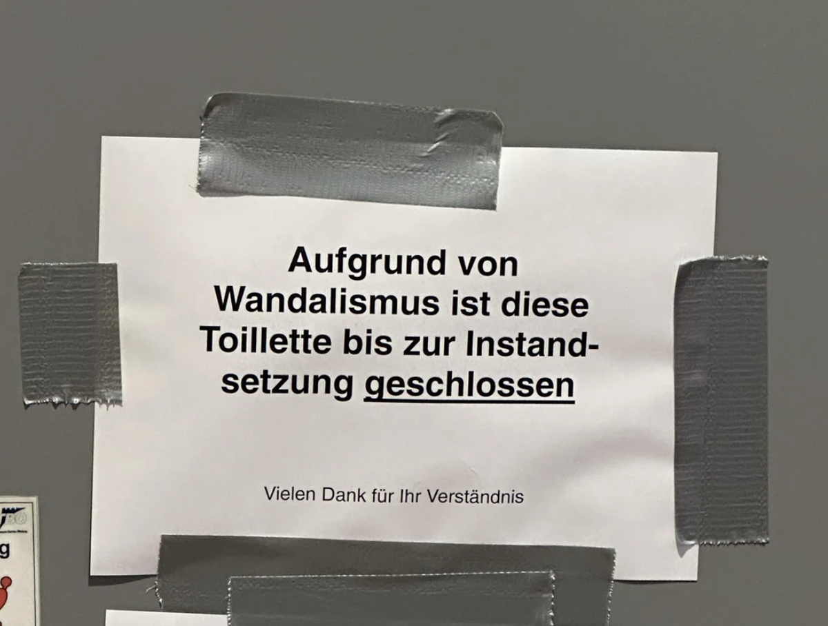 Lustiger Vandalismus Fail