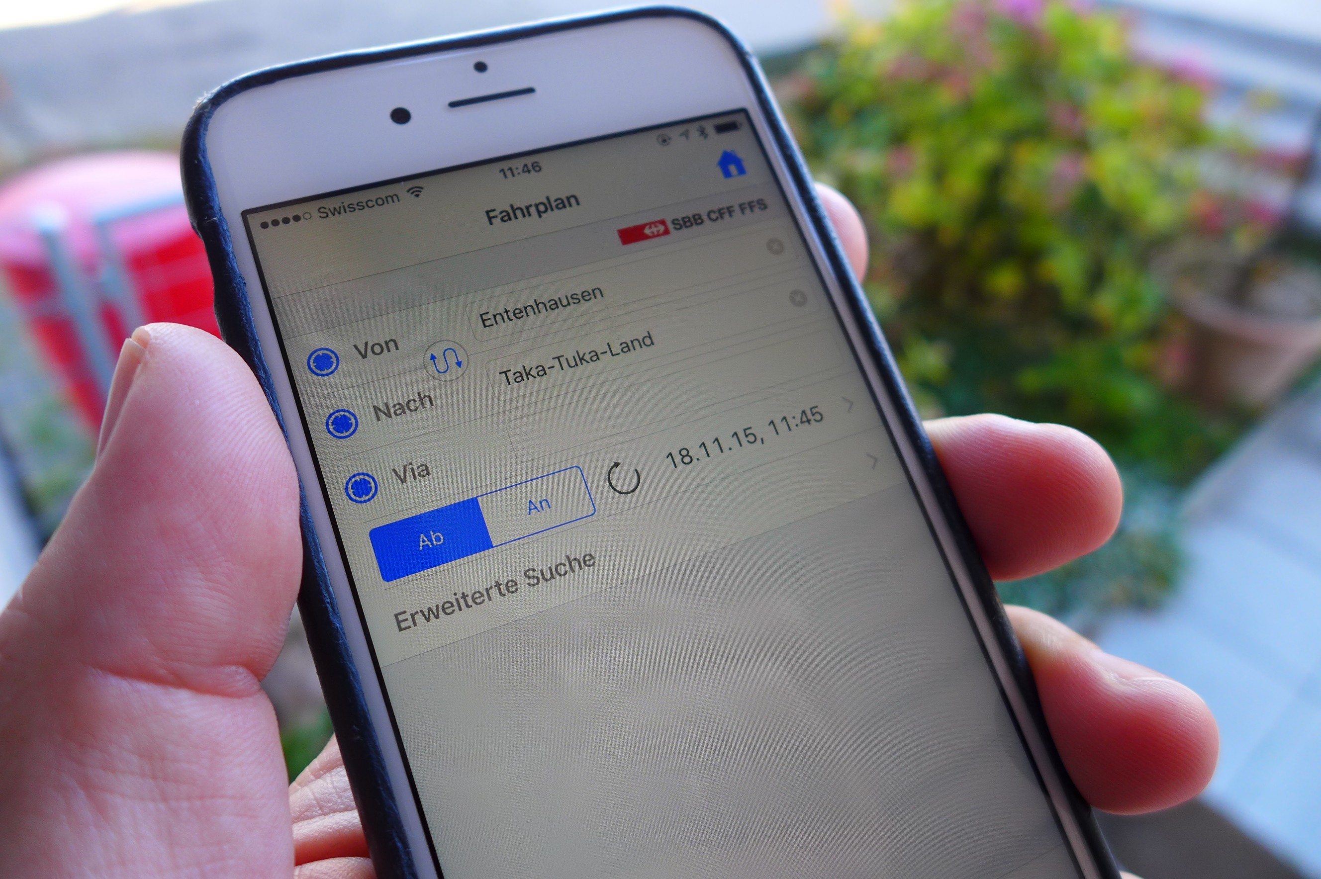 Wo soll's hingehen mit der neuen SBB-App?