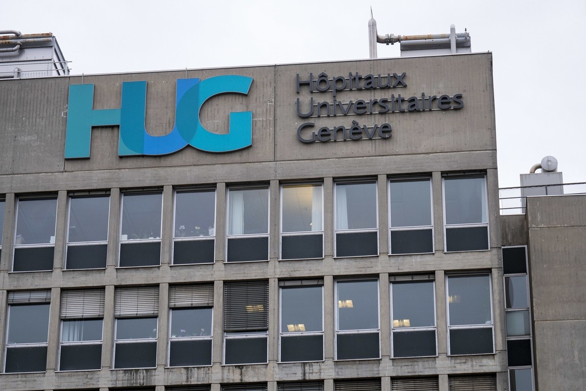 Les hopitaux universitaire de Geneve les (HUG) photographie, ce jeudi 27 fevrier 2020 a Geneve. Un deuxieme cas de coronavirus a ete confirme en Suisse. Un informaticien de 28 ans de retour de Milan a ...