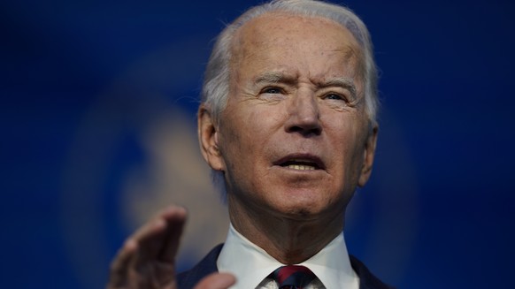 President-elect Joe Biden announces his climate and energy nominees and appointees at The Queen Theater in Wilmington Del., Saturday, Dec. 19, 2020. (AP Photo/Carolyn Kaster)
Joe Biden