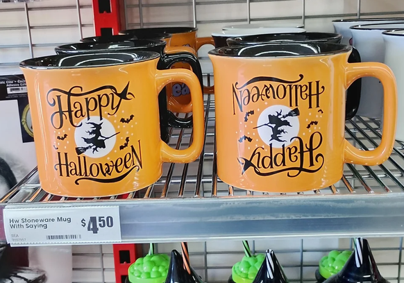 Lustige Fails: Halloween Tassen verkehrtr