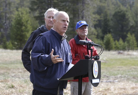 Jerry Brown macht der Wasserhaushalt Kaliforniens zu schaffen.