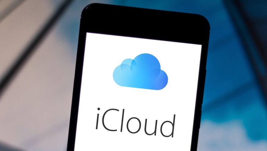 iCloud-Logo auf iPhone.