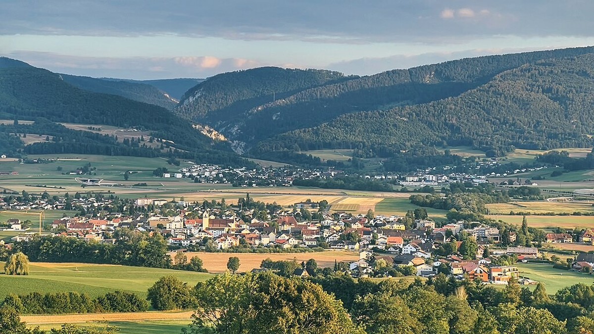 Courroux, dans le canton du Jura