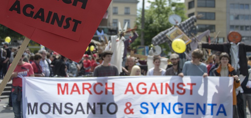 Allein Monsantos Buhlen um Syngenta sorgte bereits zur Protestmärschen.
