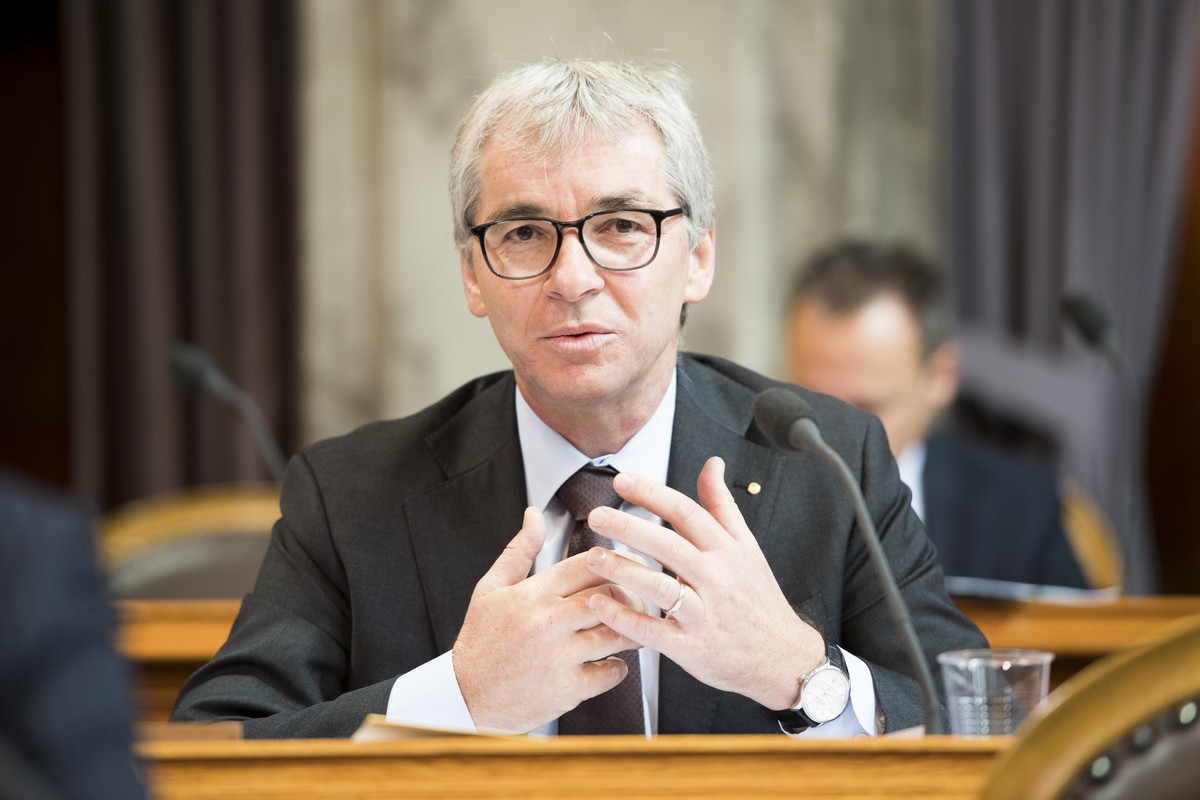 Erich Ettlin, CVP-OW, spricht an der Herbstsession der Eidgenoessischen Raete, am Dienstag, 20. September 2016 im Staenderat in Bern. (KEYSTONE/Anthony Anex)