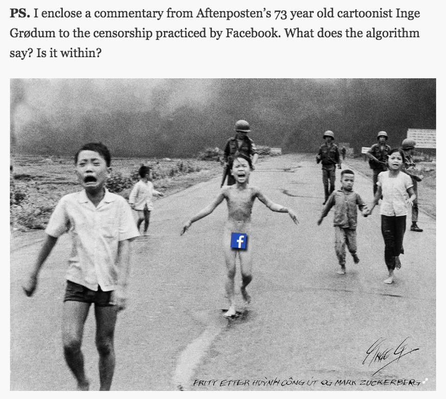 Der Stein des Anstosses: Das wohl berühmteste Bild des Vietnam-Krieges hat auf der Social-Media-Plattform Facebook nichts zu suchen.