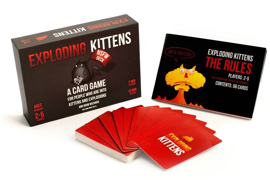 Exploding Kittens
https://shop.theoatmeal.com/products/exploding-kittens-nsfw-edition-explicit-content