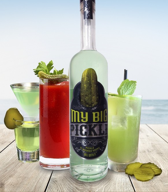 My Big Dill Pickle Vodka vodka pickle food food drink cocktails https://www.mybigpicklevodka.com/