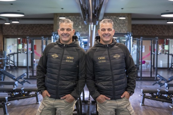 Der ehemalige Schwinger und Trainer Daniel Huesler in seinem Trainingszentrum Sportrock in Willisau am Mittwoch, 6. August 2025. Joel Wicki und Joel Ambuehl bereiten sich zur Zeit mit viel Krafttraini ...