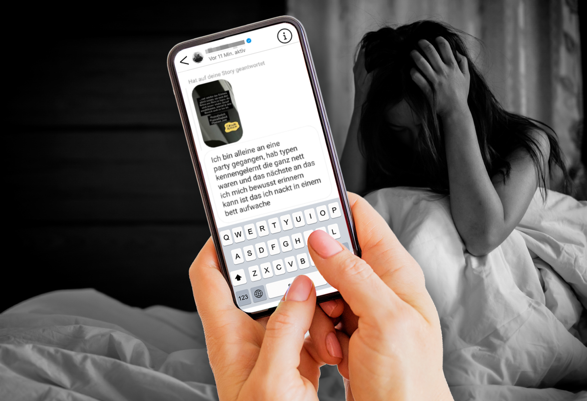 Einige Opfer von sexualisierter Gewalt scheinen es vorzuziehen, online von ihrem Erlebnis zu erzählen.