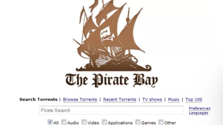 Feindbild der Musik- und Filmindustrie: The Pirate Bay, eine der beliebtesten Plattformen für den Download urheberrechtlich geschützter Werke.