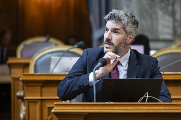 Simon Stocker, SP-SH, spricht zur Kleinen Kammer, an der Sommersession der Eidgenoessischen Raete, am Dienstag, 4. Juni 2024 im Staenderat in Bern. (KEYSTONE/Alessandro della Valle)