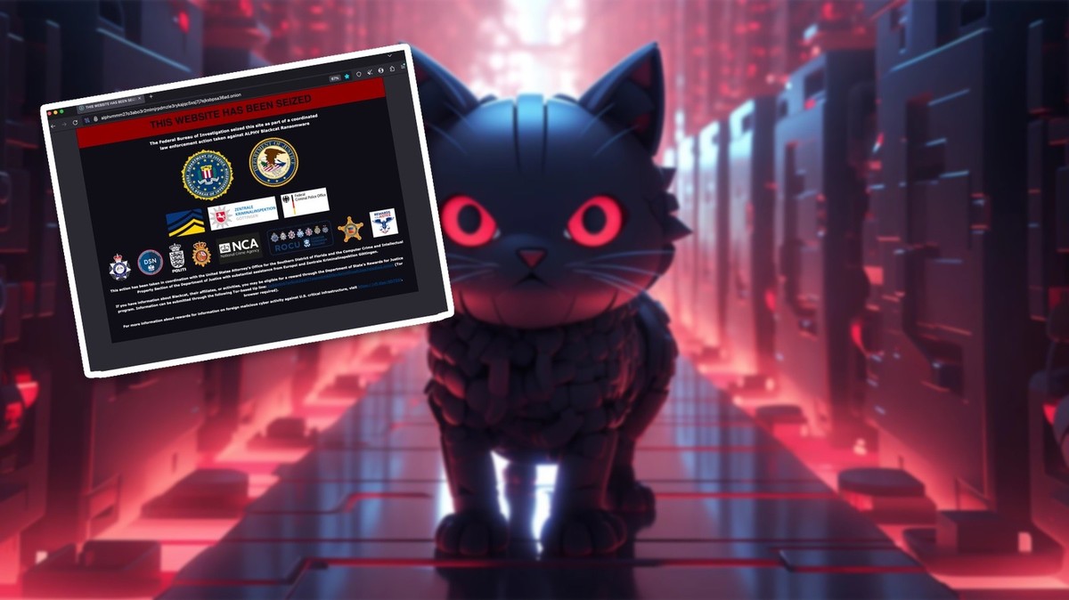 Teaserbild zu Polizei-Operation gegen Ransomware-Bande ALPHV.