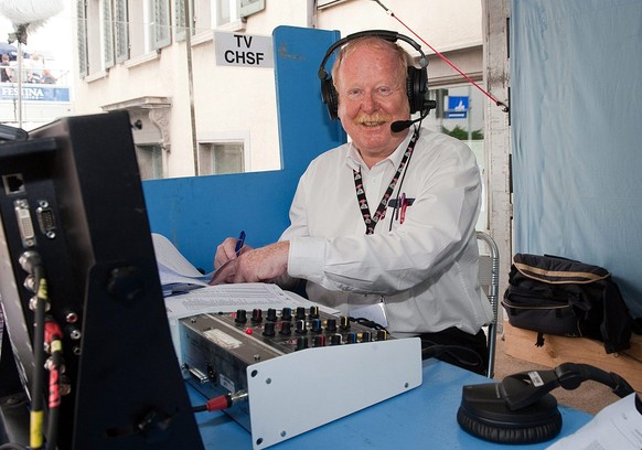 Der Schweizer Sportkommentator Hans Jucker. Er starb am 19. Februar 2011.&nbsp;