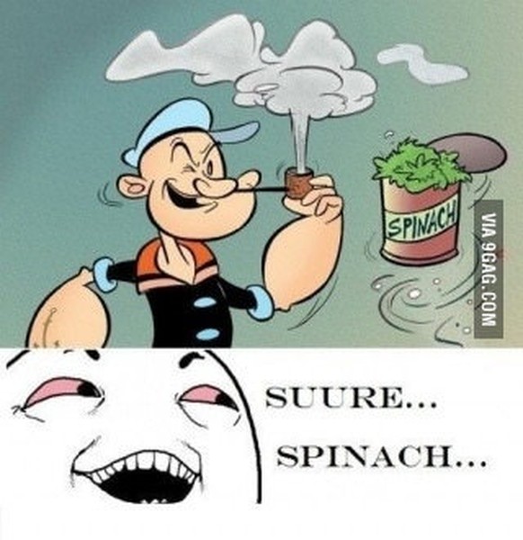 «Spinat macht stark» und Co.: Stimmen die Superfood-Behauptungen von anno dazumal?
&quot;Spinat&quot; ;)