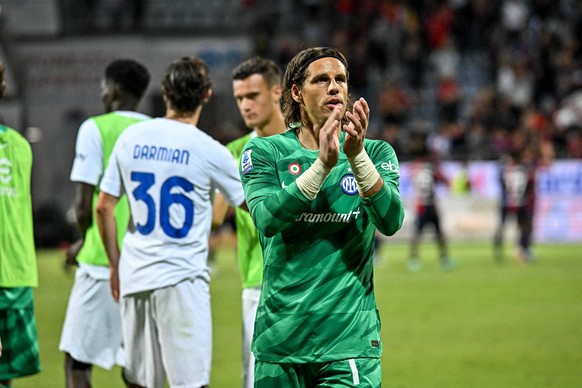 Italian soccer Serie A match - Cagliari Calcio vs Inter - FC Internazionale Yann Sommer of Inter FC during Cagliari Calcio vs Inter - FC Internazionale, Italian soccer Serie A match in Cagliari, Italy ...