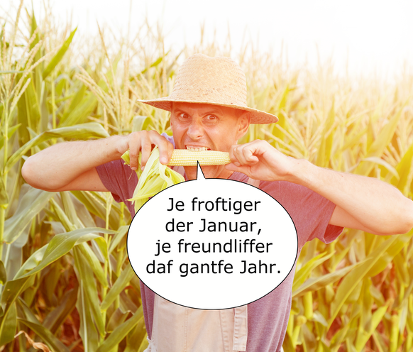 «Je frostiger der Januar, je freundlicher das ganze Jahr.»