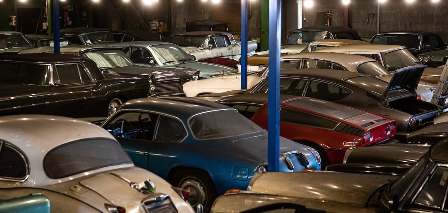 The Palmen Barnfind Collection 2023 https://www.classiccar-auctions.com/palmen oldtimer car retro design