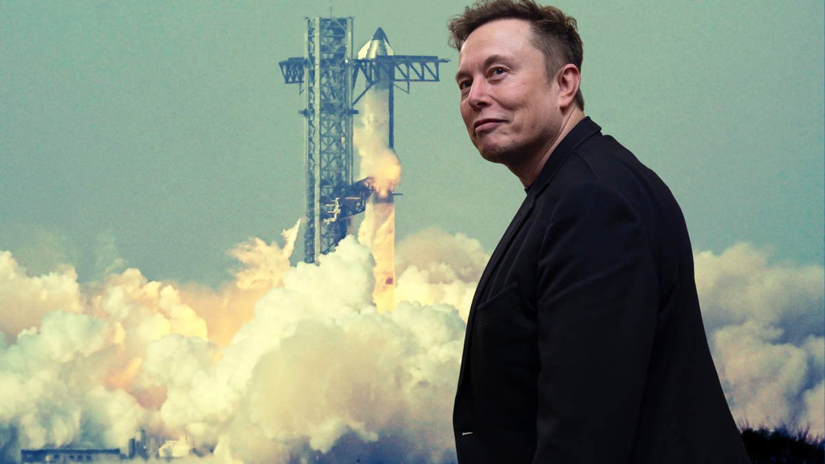 Elon Musk et la fusée Starship de SpaceX