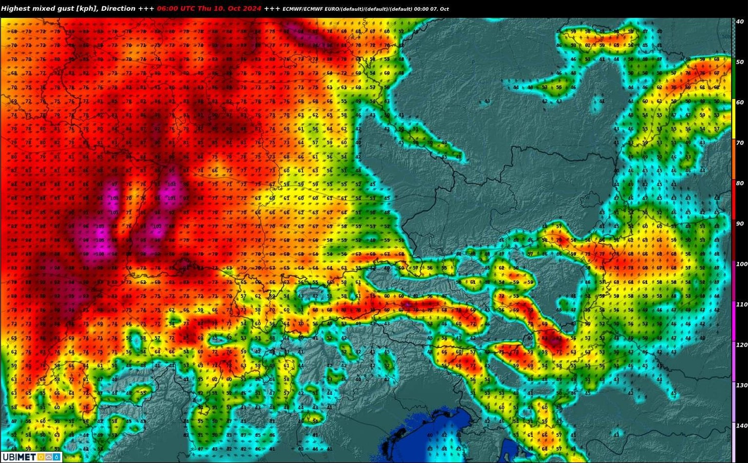 Das Wetter in der Oktoberwoche vom 7. bis 13. Oktober 2024 wird wechselhaft.