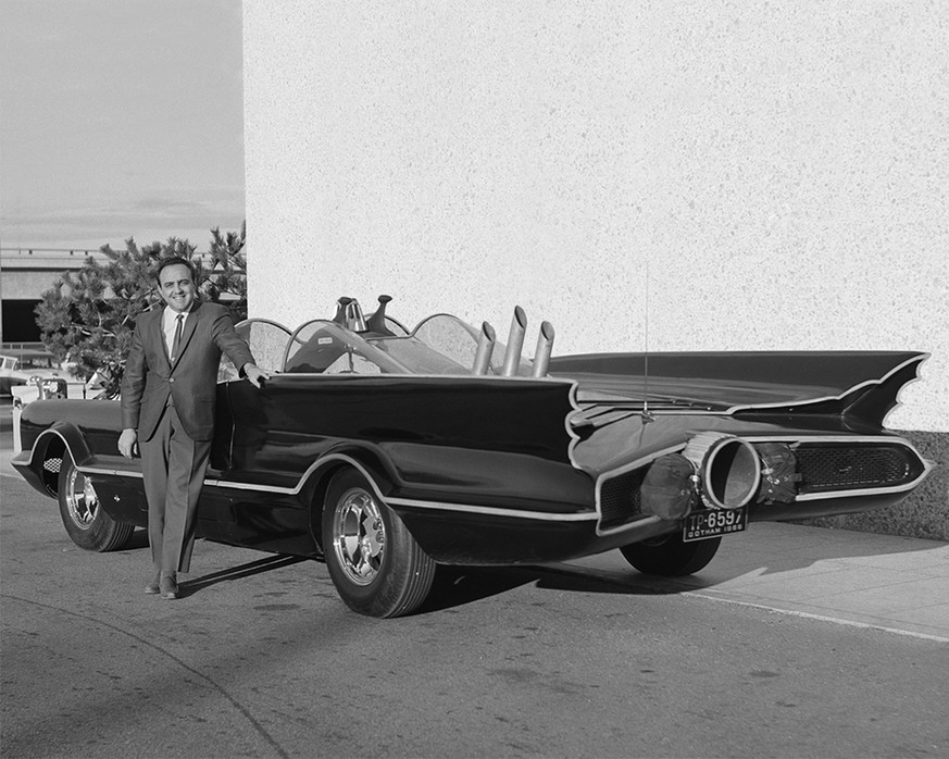 Der Mann und das Auto: Barris 1966 in LA.<br data-editable="remove">
