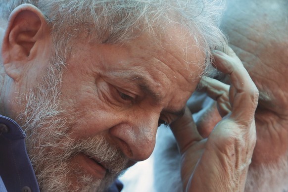 Brazil&#039;s former President Luiz Inacio Lula da Silva attends a rally in Francisco Beltrao, Parana state, Brazil, Monday, March 26, 2018. On Monday, appeals court judges unanimously upheld their de ...
