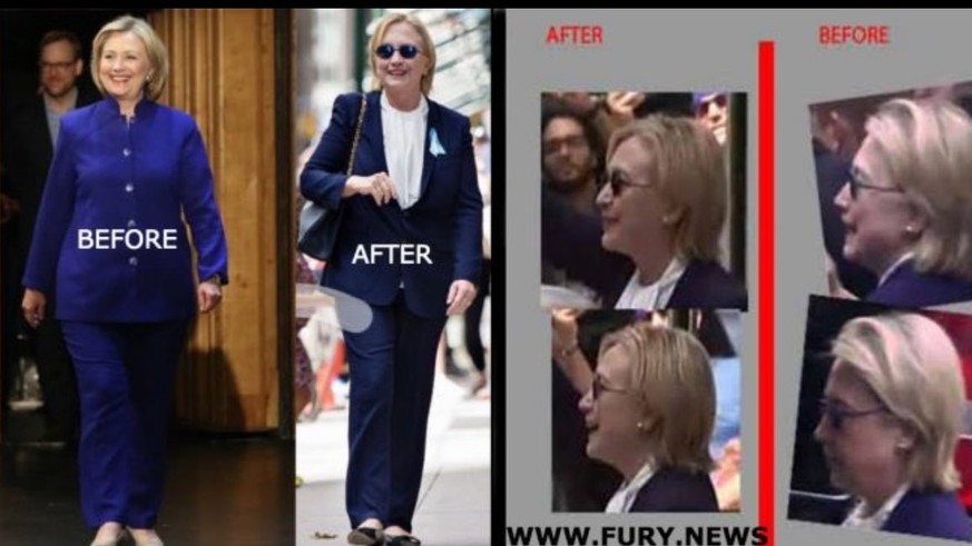 wilde geruchte um krankheit von hillary clinton