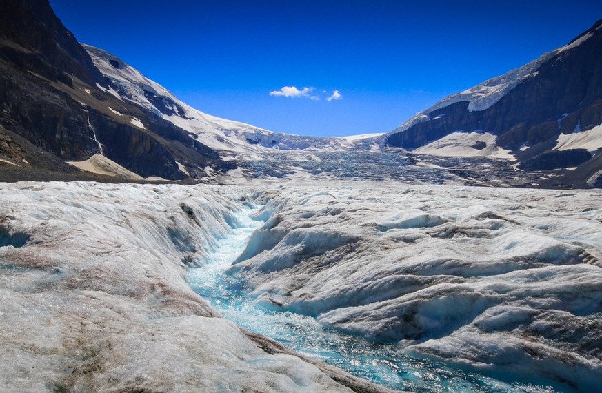 Athabasca-Gletscher in Columbia Island, British Columbia, Kanada