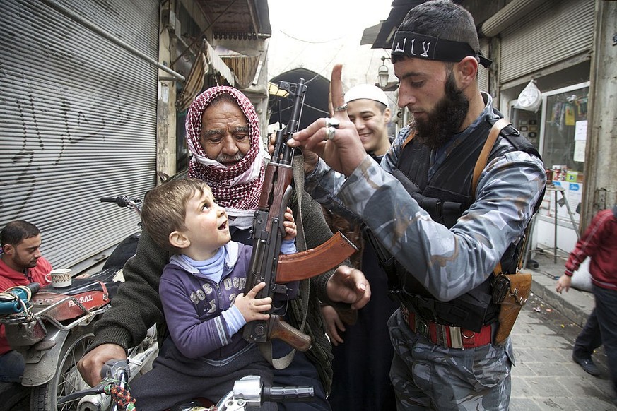 ALEPPO, SY - FEBRUARY 13: Prolonged civil war is giving extremist factions such as the Islamist Jabhat al-Nusra many opportunities to win hearts and minds. (Paul Watson/Toronto Star via Getty Images)