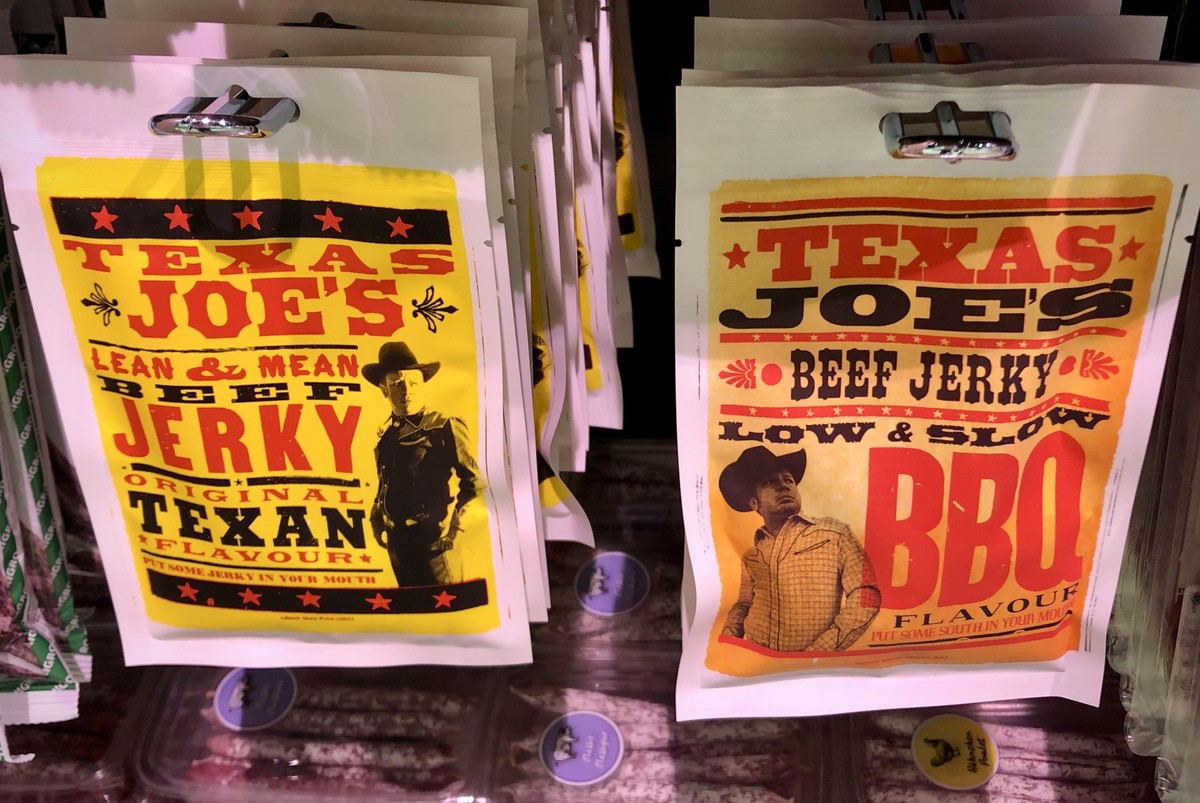 texas joe's lean and mean beef jerky migros schweiz trockenfleisch essen food
