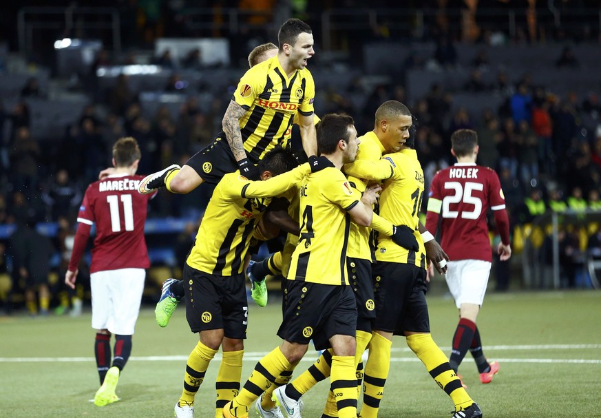 Freude herrscht: Die Berner Young Boys qualifizieren sich für das Sechzehntelfinale der Europa League.