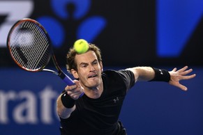 Andy Murray ist ab dem zweiten Satz der Chef auf dem Court.