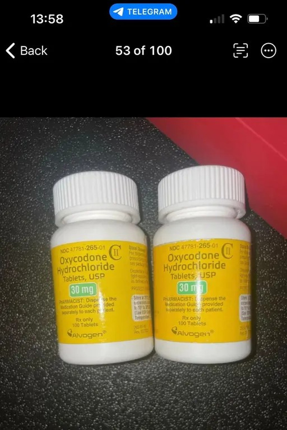 Im Angebot: Oxycodon – ein semisynthetisches Opioid mit hohem Suchtpotenzial.