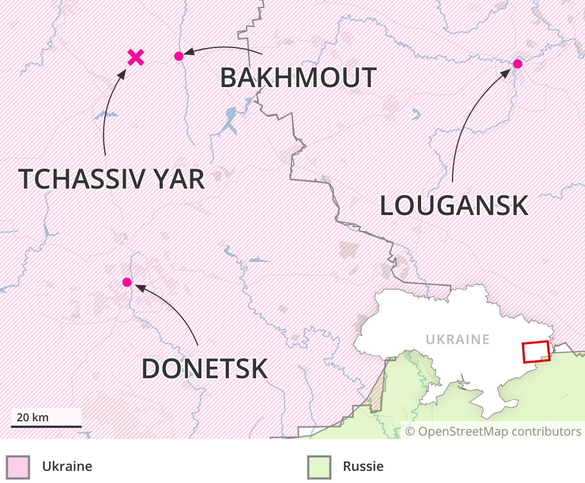 Tchassiv Yar, près de Bakhmout.