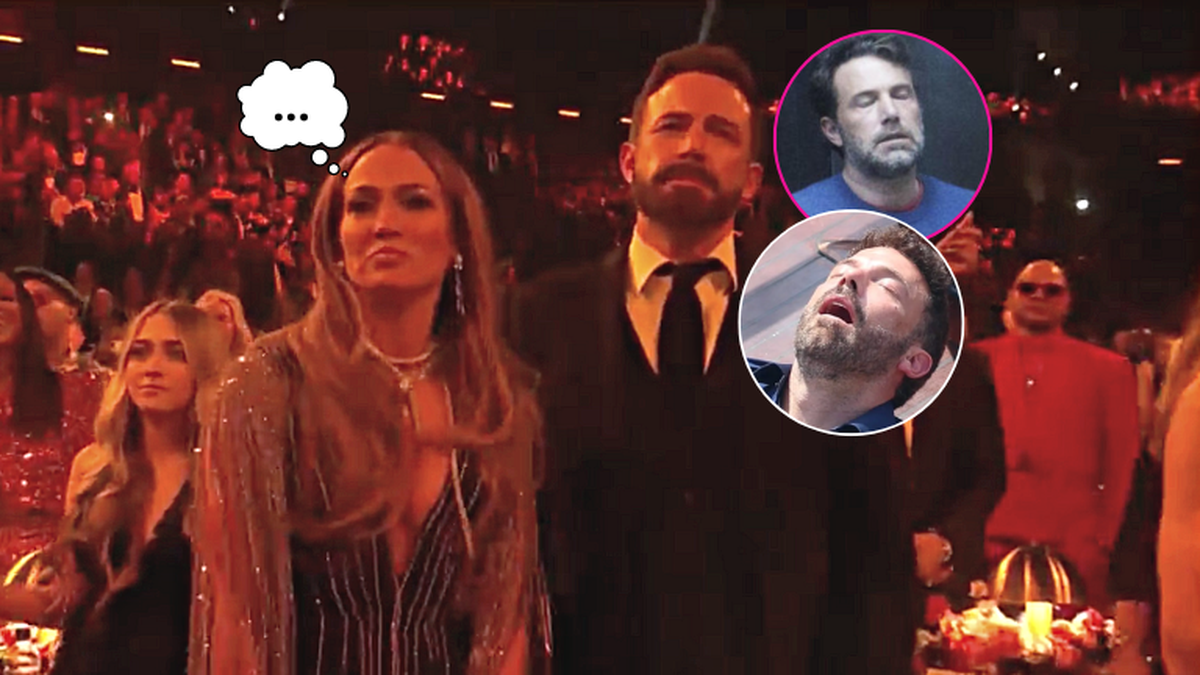 Lors de la cérémonie des Grammy Awards, ce dimanche à Los Angeles, Ben Affleck a eu l'air de s'ennuyer comme un rat mort.