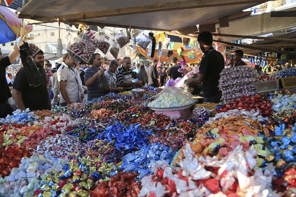 Süssigkeiten in Gaza Stadt.