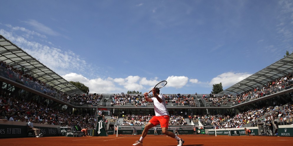 Stan Wawrinka an den French Open 2019.