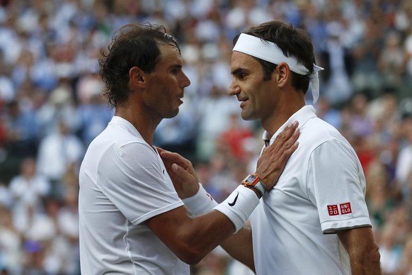 <strong>Wimbledon 2019, Halbfinal: </strong>FEDERER – Nadal 7:6, 1:6, 6:3, 6:4 – <strong>Stand: </strong>16:24.