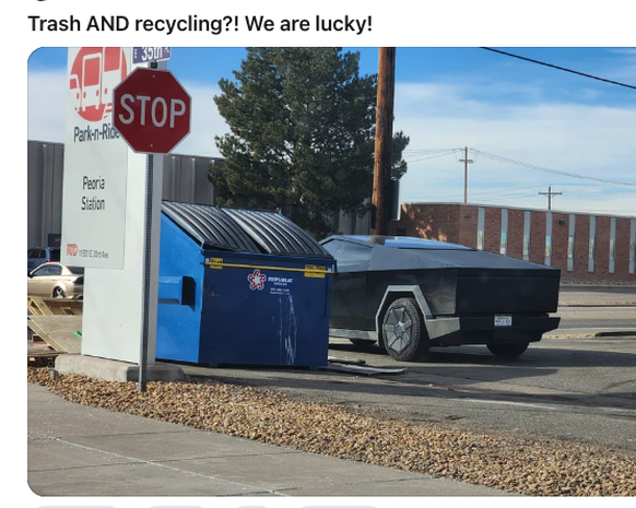 Cyber Stuck - Cybertruck-Memes
https://www.reddit.com/r/CyberStuck/
