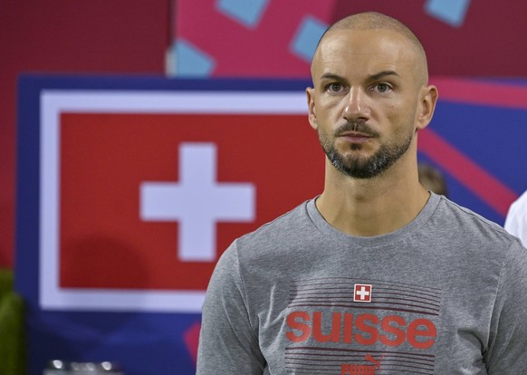 Switzerland v Republic of Korea : Group F - FIFA U-17 World Cup Qatar 2025 Luigi Pisino, head coach of Switzerland, looks on prior to the FIFA U-17 World Cup Qatar 2025 Group F match between Switzerla ...
