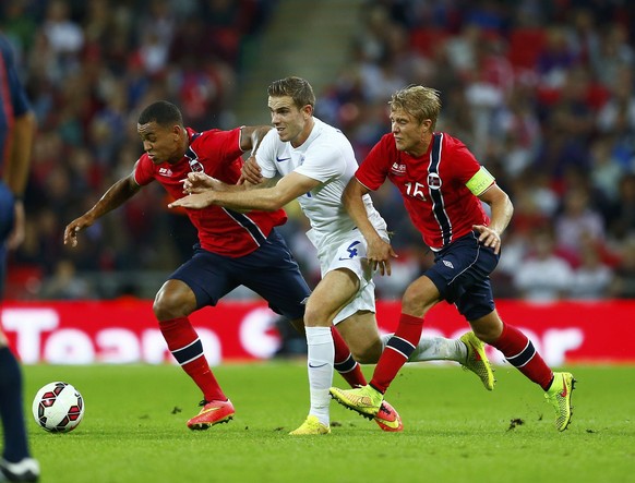 Kein Durchkommen für Jordan Henderson.