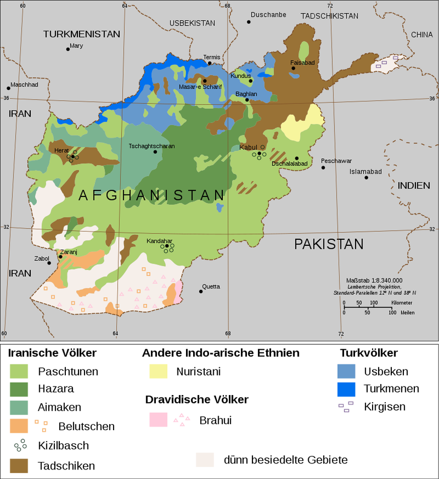 Afghanistan ist ein Vielvölkerstaat, künstlich zusammengehalten durch willkürlich bestimmte Grenzen.