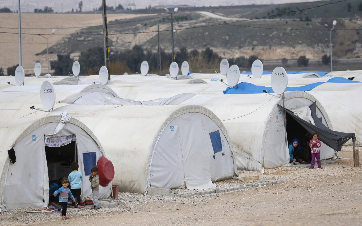Lager mit syrischen Flüchtlingen in der Türkei.